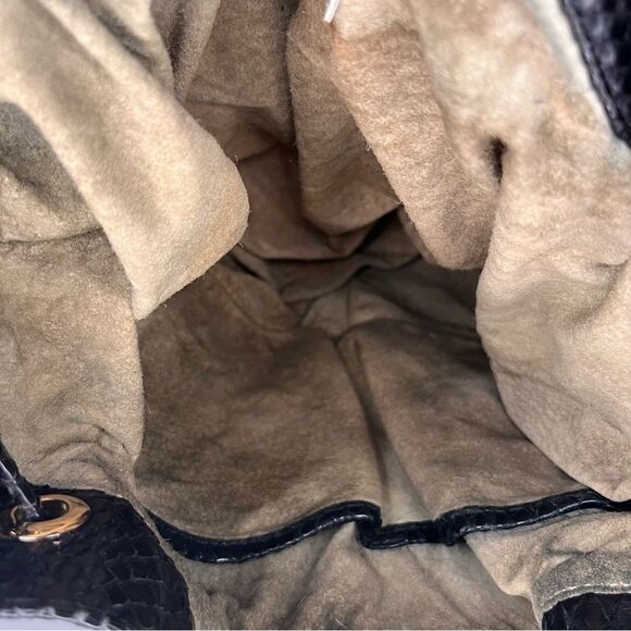 HUNTING SEASON Python Black Bucket Bag - Picture 8 of 8